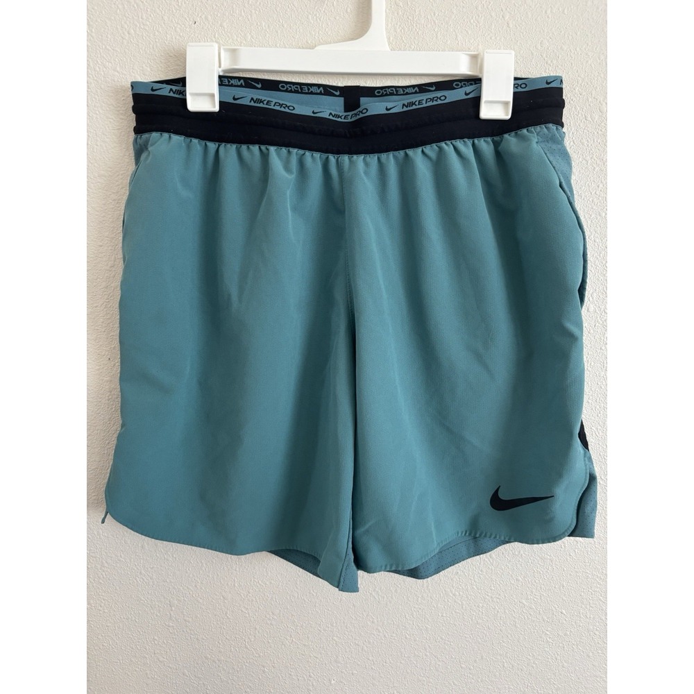 Nike Dri-FIT Flex Stride Running Shorts Teal Men's Large